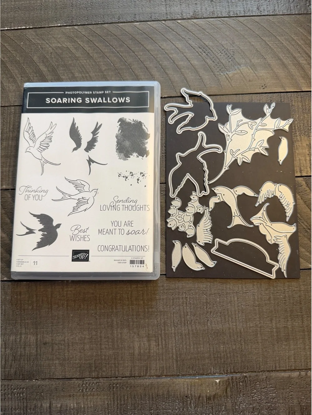 Stampin’ Up Soaring Swallows stamp set with Swallows Dies die cut set